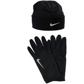 Nike Men's X-Large Dry Gloves + Cap – Black/Silver Edition