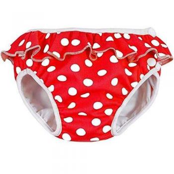 Rüschen-Schwimmwindel Rot für Kleinkinder (L 9