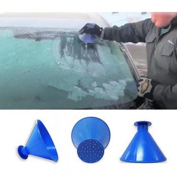 Grattoir à neige avec brosse intégrée