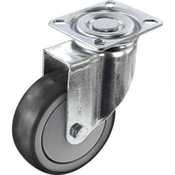 Proroll Lenkrolle, Gummireifen, thermoplastisch, Rad-Ø 100 mm