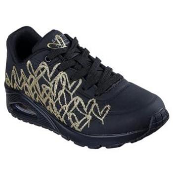 Skechers Uno Sneaker Noir – 39, cuir ou simili
