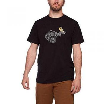 T-shirt Black Diamond Brand manica corta nera
