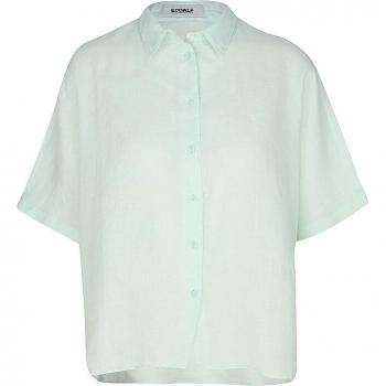 Camisa de mujer ECOALF Melania 100% Lino verde