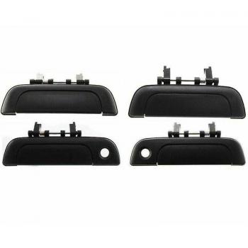 Accessoire porte Suzuki Baleno Esteem Noir – Poignées avant/arrière/droite/gauche (4 pcs)