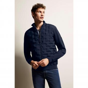 Bugatti Sweatjacke, mit Stehkragen