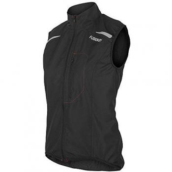 Fusion Mens S1 Laufjacke Weste schwarz XL