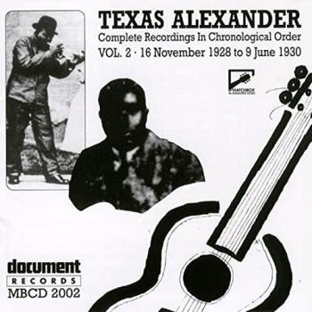 Texas Alexander : Enregistrements Intégrales 1927-1950 Volume 2 (1928-1930) [CD]