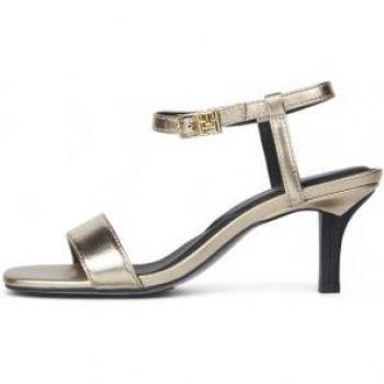 Damen Ledersandalette von Tommy Hilfiger FW0FW08433 Gold