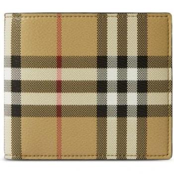 Burberry Wallets & Cardholders, Beige, Size: ONE SIZE Brown Billfold Wallet Men's Accessories