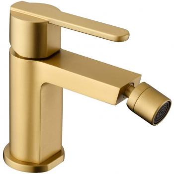 Robinet Mitigeur de Bidet Or Brossé IMEX