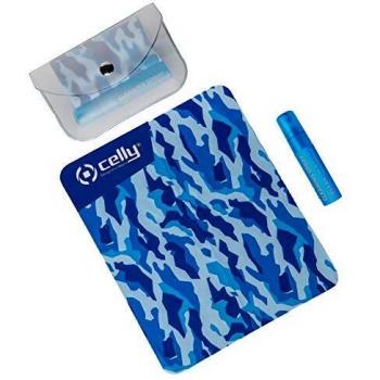Cely Kit de nettoyage pour ordinateur avec solution nettoyante sans alcool et chiffon sec, 5 ml