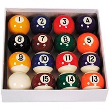 Set de boules de billard Ventura laminé 57,3 mm