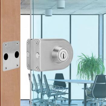 Accessoire de sécurité en verre pour porte