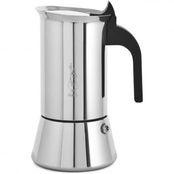 Bialetti Venus 6356 – Caffettiera Induzione con 6 tazze, Inox Grigio