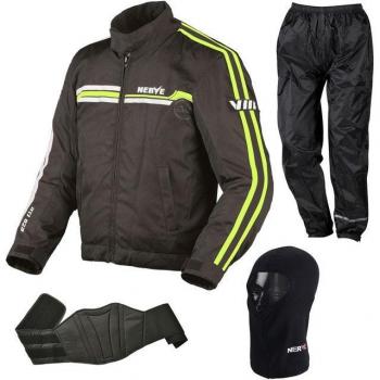 NERVE Swift Overalls – Motorrad‑Kombi, Gr. M, schwarz