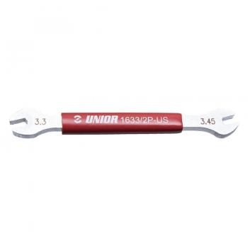 Unior 4 x 4 Double Sided Spoke Wrench Red