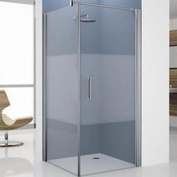Novellini Giada N 2G Douchedeur Links 93-96cm Helder Glas