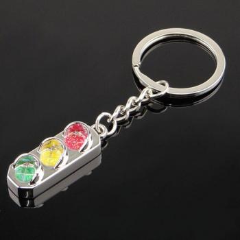 Llavero Brillante de Semáforo