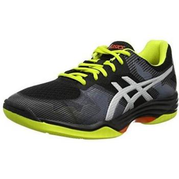 Asics Gel-Tactic Hallenschuhe Herren Schwarz/Silber, Größe 48