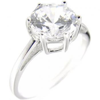 Solitaire en Argent Ø 8 mm