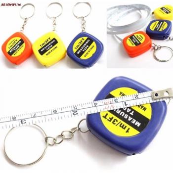 Portable Keychain Ruler 1m/3ft Easy to Use for Children
