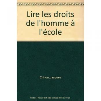 Lire les droits de l'homme à l'école