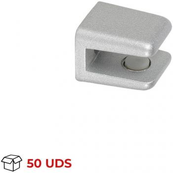 Soporte Fijo Crystalline & Wood, Zamak con Cromo Mate Líquido