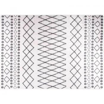 Tapis Noir Lavable Antidérapant 120x180 cm Prolenta
