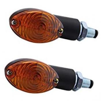 SHIN YO Cateye Mini-Blinker Schwarz 12V/H21 M10 unisex