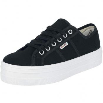 Victoria Sneaker BLUCHER LONA SILBER