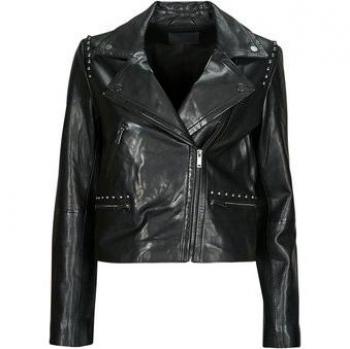 Giacca in Pelle Ikks BX48065 “Versatile Chic”