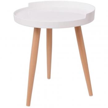 Caffettiera Rotonda con Vassoio 40x45,5 cm – VitaXL – Bianco