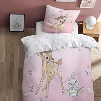 Literie enfant Disney Bambi Fleurs