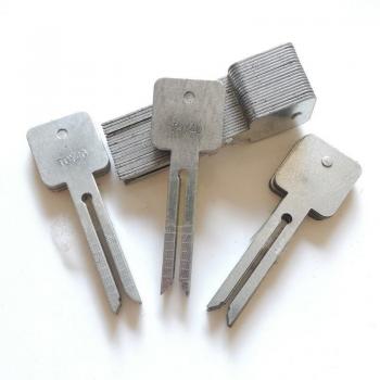 Cortador de llaves TOY40 Lishi, 20 hojas de llave en blanco