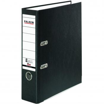 Falken Ordner Recycolor A4 80mm schwarz