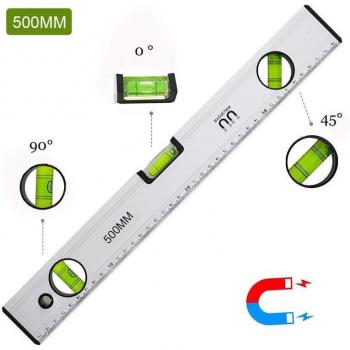 Precision Aluminum Spirit Level with 45 Degree Angle