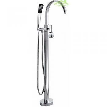 Mitigeur sur pied baignoire Praxis Sinar FA2000 en argent