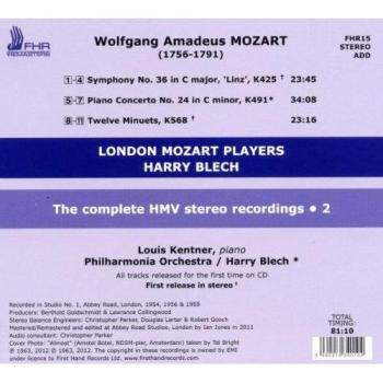 Mozart: Symphony No.36, Piano Concerto No.24, 12 Minuets K.568