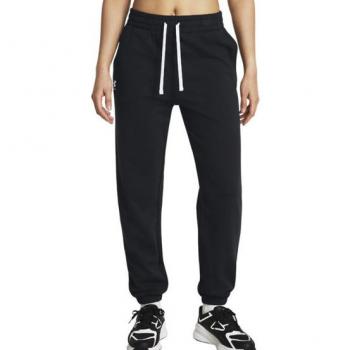 Pantalón largo Under Armour Rival Terry Jogger negro mujer