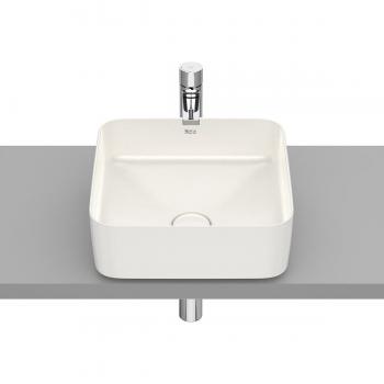 Lavabo sobre encimera Roca Square Inspira fineceramic® Beige
