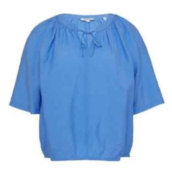 S.Oliver RED LABEL Legere Bluse aus Viskose, Blau 46 (Size L)
