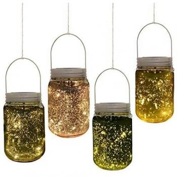 Mason Lightbox Solar 4‑Colores Outsunny