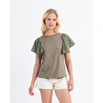 T-shirt femme à volants