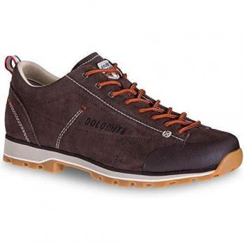 Dolomite Cinquantaquattro Low Herren-Schuhe, Dunkelbraun/Rot, 44 EU