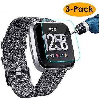 Film de Pantalla Premium 9H Vidrio Templado para Fitbit Versa