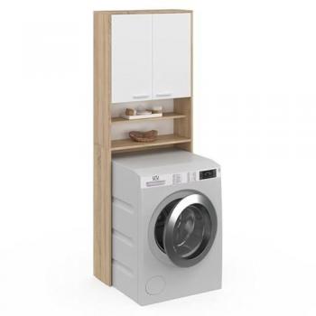 Mobili Wallis Lavatrice e WC: bianco faggio