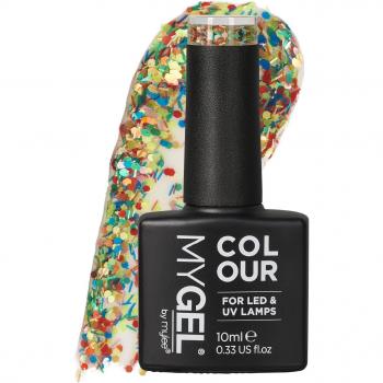 Mylee Green Confetti Gel Nail Polish 10ml