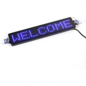 Ultra-thin LED Car Message Board with Scrolling Text