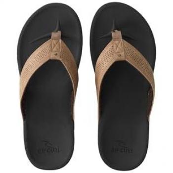 Infradito Rip Curl Chiba 2.0 Bloom Open Toe Design Marrone/Nero