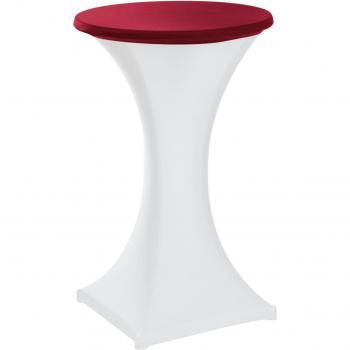 Erwin M. Copripiano rotondo bordeaux 70 cm